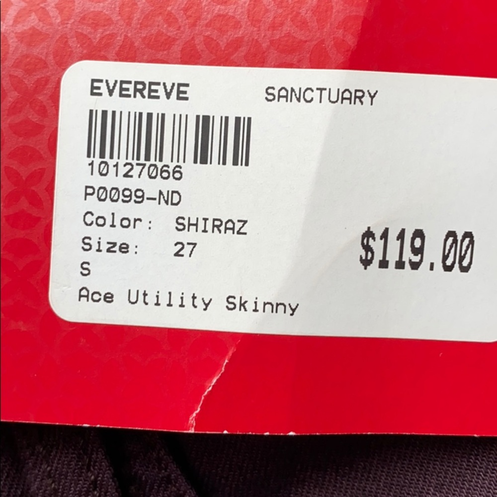 NWT. SAnctuary Shiraz ace utility skinny jeans - Picture 4 of 10